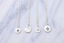 Load image into Gallery viewer, Mermaid Kisses Hand Stamped Necklace