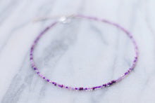 Load image into Gallery viewer, Metallic Purple Multi Beaded Choker Necklace / Beach Jewelry