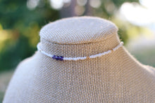Load image into Gallery viewer, Semiprecious Amethyst Beaded Choker Necklace