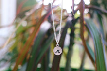 Load image into Gallery viewer, Dainty Hand Stamped Wave Necklace