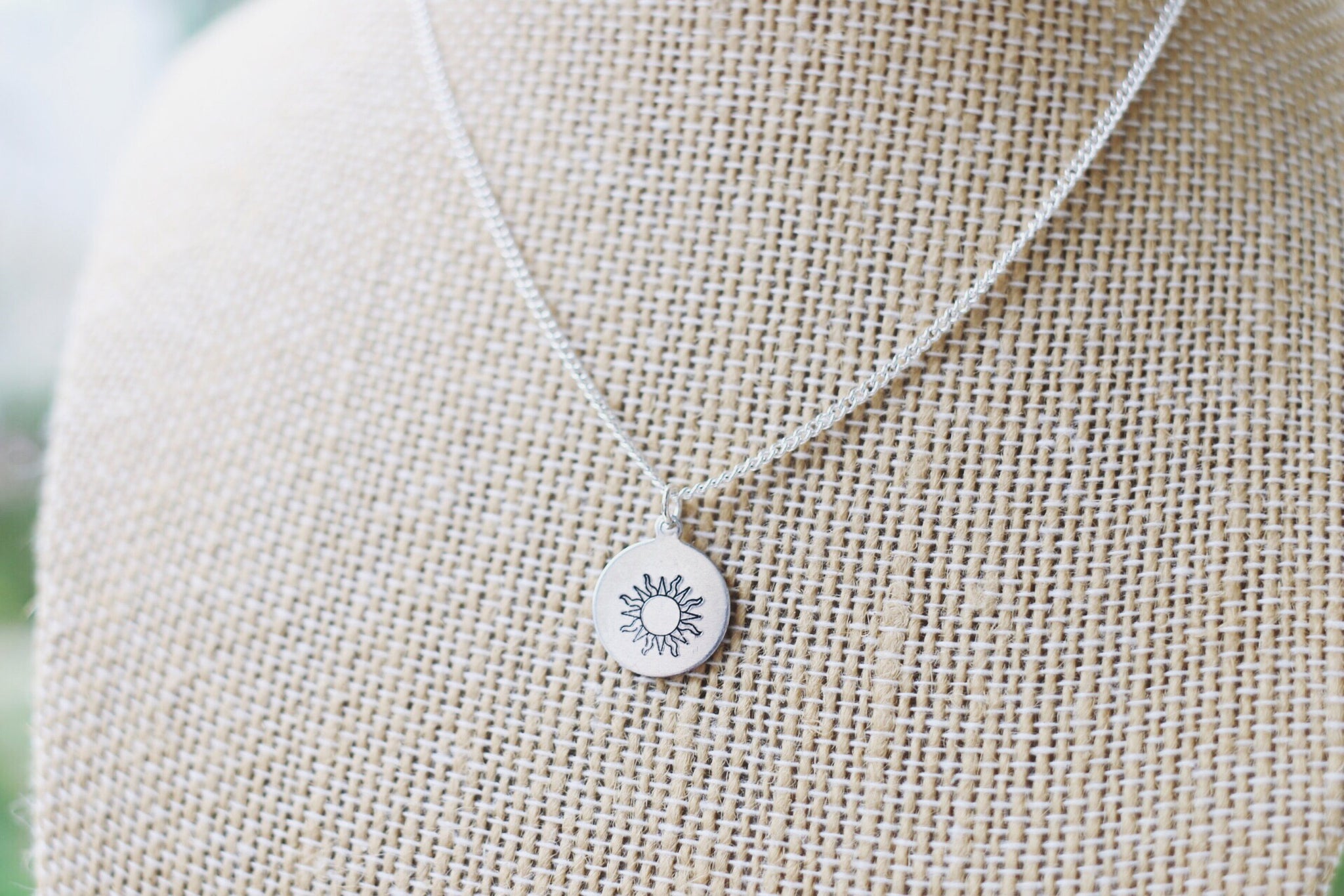 Happy Sun Necklace | Gold Plated Chain Pendant | Light Years Jewelry
