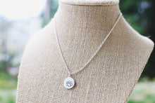 Load image into Gallery viewer, Dainty Paw Print Hand Stamped Necklace / Dog Mom / Cat Mom / Dog Mom Necklace