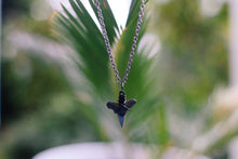 Load image into Gallery viewer, Black Fossil Shark Tooth Necklace
