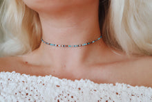 Load image into Gallery viewer, Seaside Opal Mixed Beaded Choker Necklace