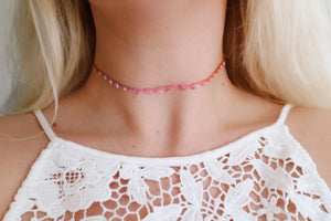 Tiny Tassel Bohemian Choker Necklace
