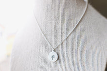 Load image into Gallery viewer, Dainty Hand Stamped Palm Tree Necklace