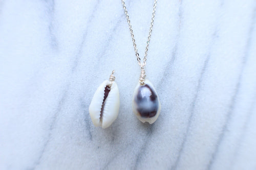 Dainty Cowrie Sea Shell Necklace