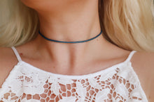 Load image into Gallery viewer, Wild Indigo Seed Beaded Choker Necklace