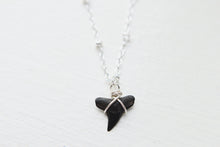 Load image into Gallery viewer, Tiny Fossil Shark Tooth Choker