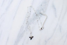 Load image into Gallery viewer, Tiny Fossil Shark Tooth Choker
