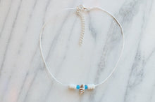 Load image into Gallery viewer, Salty Sea Shell &amp; Sea Glass Choker Necklace
