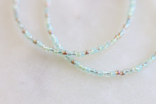 Load image into Gallery viewer, Salty Seafoam Seed Beaded Choker Necklace