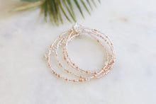 Load image into Gallery viewer, Lily Rose Gold Seed Beaded Choker Necklace