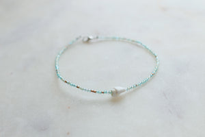 Sea Foam Sea Shell Anklet