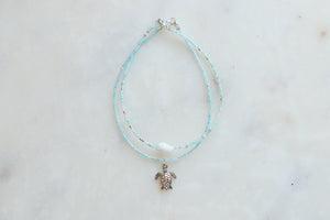 Sea Foam Sea Shell Anklet