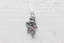 Load image into Gallery viewer, Dainty Rose Stem Necklace