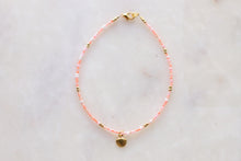 Load image into Gallery viewer, Sunkissed Peach Sea Shell Beaded Anklet/Bracelet