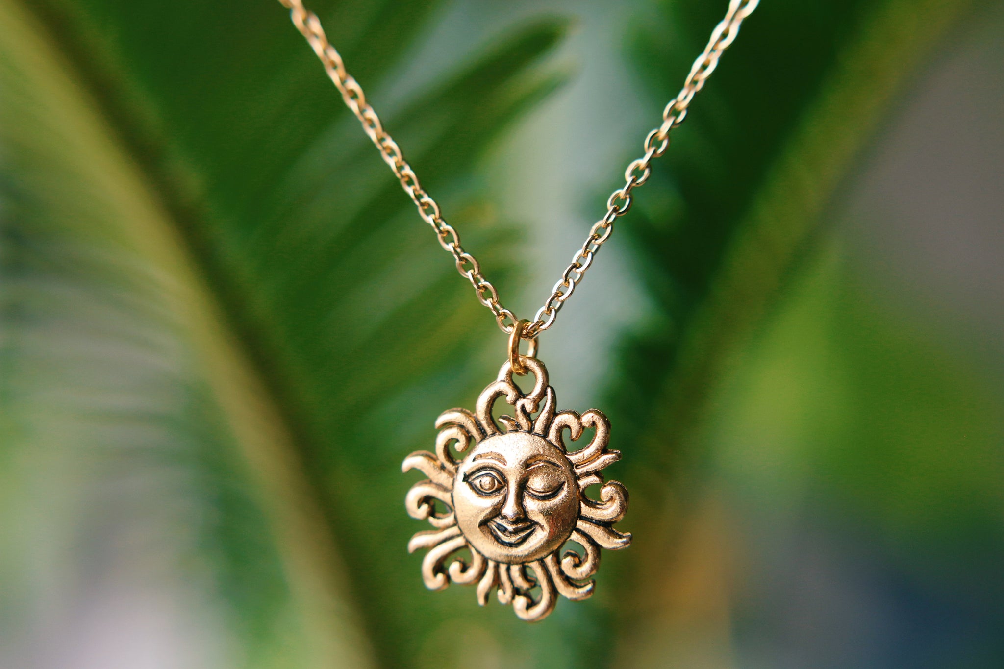 Sunlight Necklace - Dainty Sunshine Charm - Shop Ringmasters
