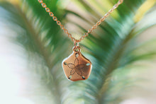 Load image into Gallery viewer, Dainty Golden Sand Dollar Necklace