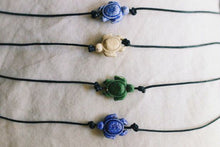 Load image into Gallery viewer, Sea Turtle Cotton Knot Black Choker Necklaces