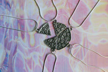 Load image into Gallery viewer, Pizza Friendship Necklaces with Silver Chains