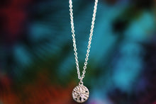 Load image into Gallery viewer, Silver Plated Sand Dollar Necklace
