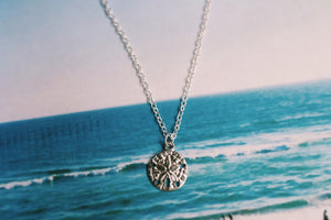 Silver Plated Sand Dollar Necklace