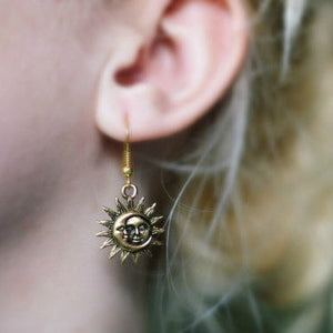 Celestial Sun & Moon Earrings