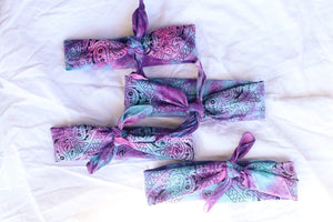 Cotton Candy Tie Dye Bandanas, Head Wraps, Boho Style, Hand Dyed