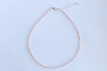 Load image into Gallery viewer, Dainty Rose Gold Beaded Choker Necklace