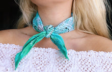 Load image into Gallery viewer, Mystic Mermaid Vibrant Tie Dye Bandana Head wrap