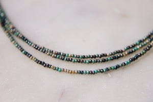 Earthly Seed Beaded Choker Necklace