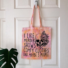 Load image into Gallery viewer, Murder Shows Tote Bag