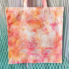 Load image into Gallery viewer, Boho Ocean Reusable Grocery Tote Bag
