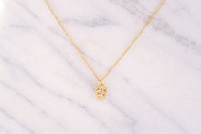Load image into Gallery viewer, Gold Monstera Necklace