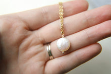 Load image into Gallery viewer, Paradise Pearl Coin Necklace