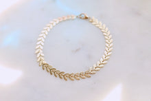 Load image into Gallery viewer, Golden Leaf Chain Anklet