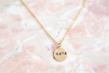 Load image into Gallery viewer, Mama Gold Coin Necklace