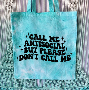 Antisocial Reusable Tote Bag