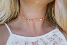 Load image into Gallery viewer, Santorini Seed Beaded Choker Necklace