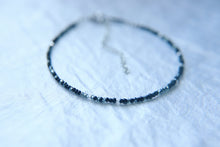 Load image into Gallery viewer, Midnight seed beaded anklet