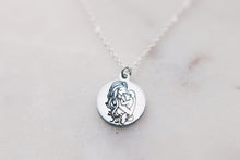 Load image into Gallery viewer, Mama &amp; Baby Hand Stamped Necklace