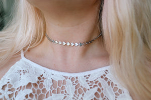 Stainless Steel Sea Shell Chain Choker Necklace