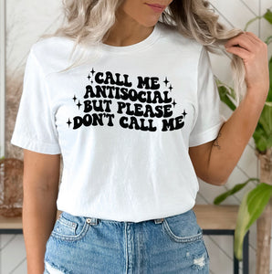 Antisocial Oversized Tshirt
