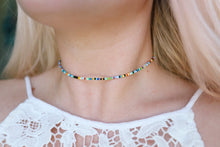 Load image into Gallery viewer, Hang Ten Multi Seed Beaded Choker Necklace