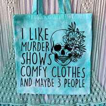 Load image into Gallery viewer, Murder Shows Tote Bag