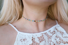 Load image into Gallery viewer, Hang Ten Multi Seed Beaded Choker Necklace