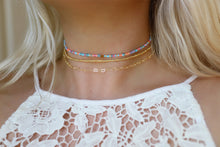 Load image into Gallery viewer, Mykonos Seed Beaded Choker Necklace