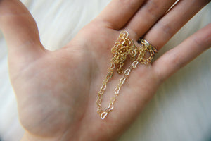 Golden Hearts Chain Choker Necklace